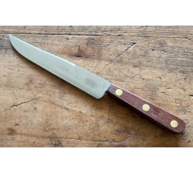 Couteau découper 17 cm - INOX - Bois - Ref 483