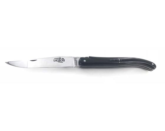 Couteau de poche Laguiole 12 cm Plein Manche - Ebène - Abeille Ciselée