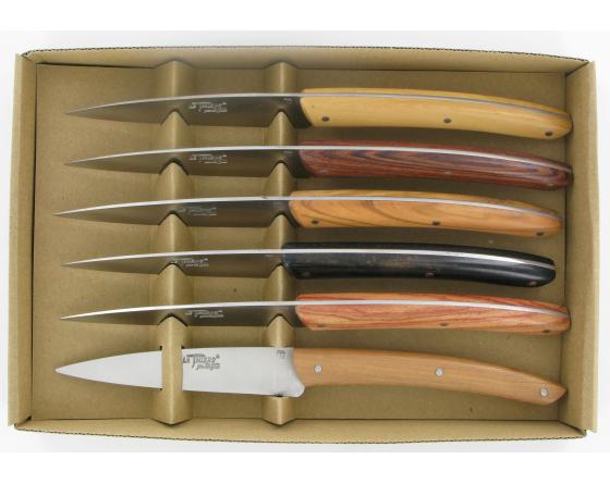 Bloc à couteaux en bois : 11 emplacements, lame 22cm max, Coutellerie